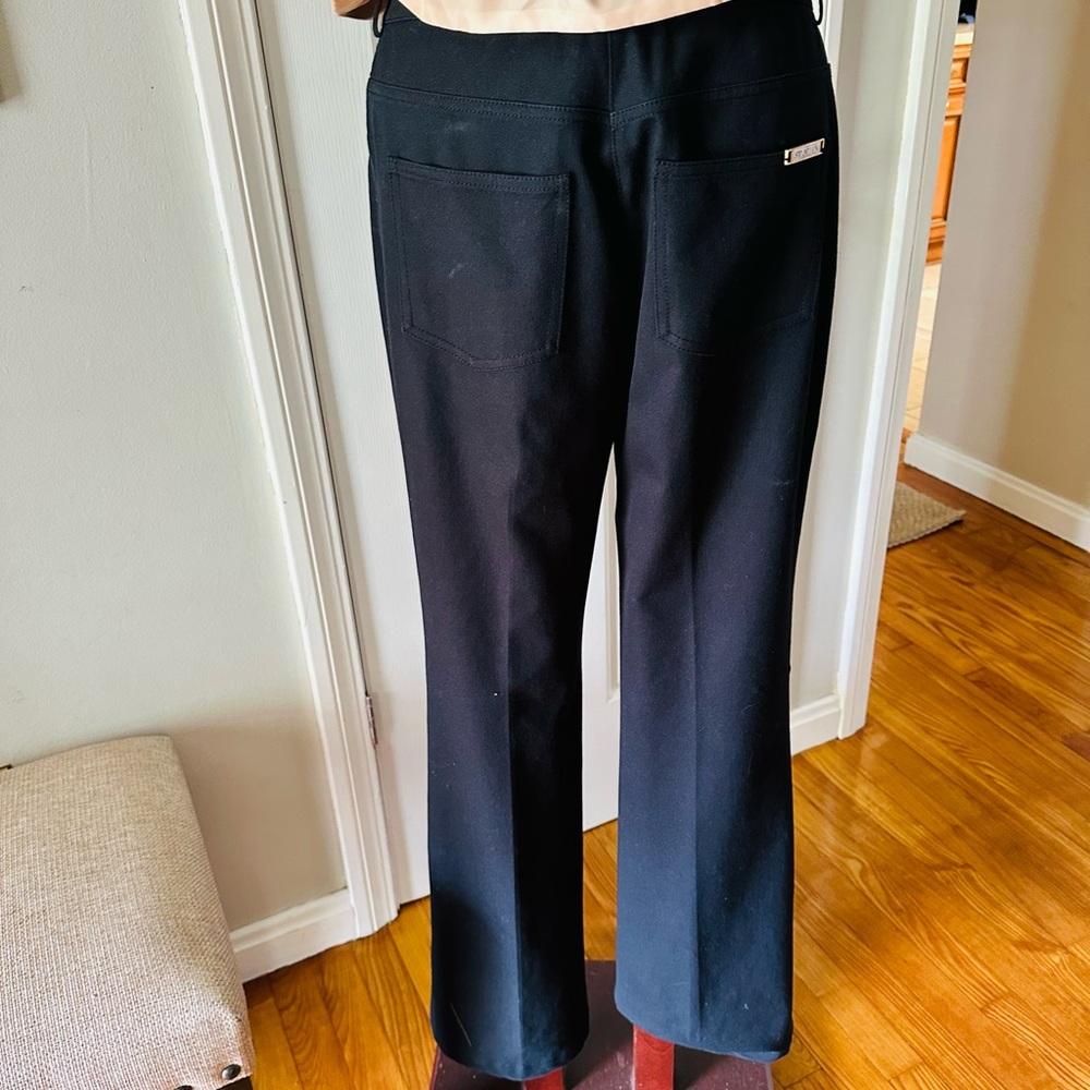St John Collection Solid Black Straight Cut Pants… - image 8
